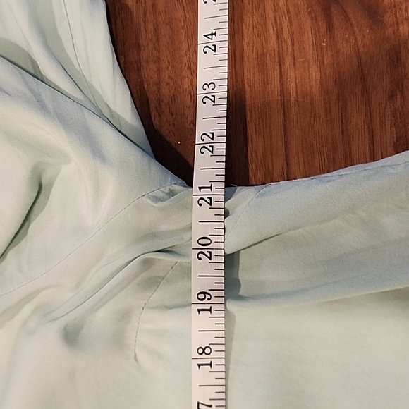 Torrid Challis with Embroidered Sleeve Top sz 0 (L -10) - Picture 12 of 14